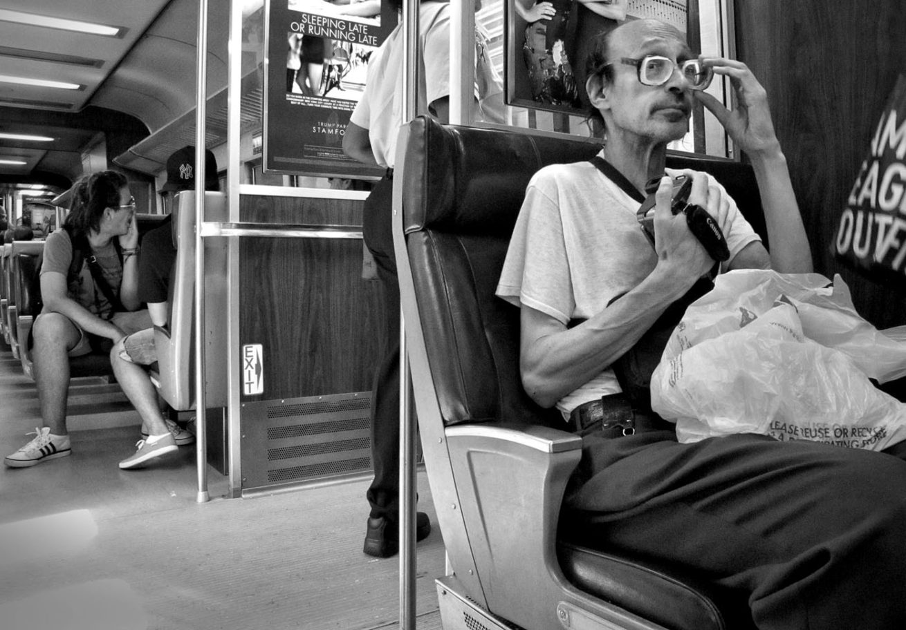 Man with movie camera, New Rochele 2011