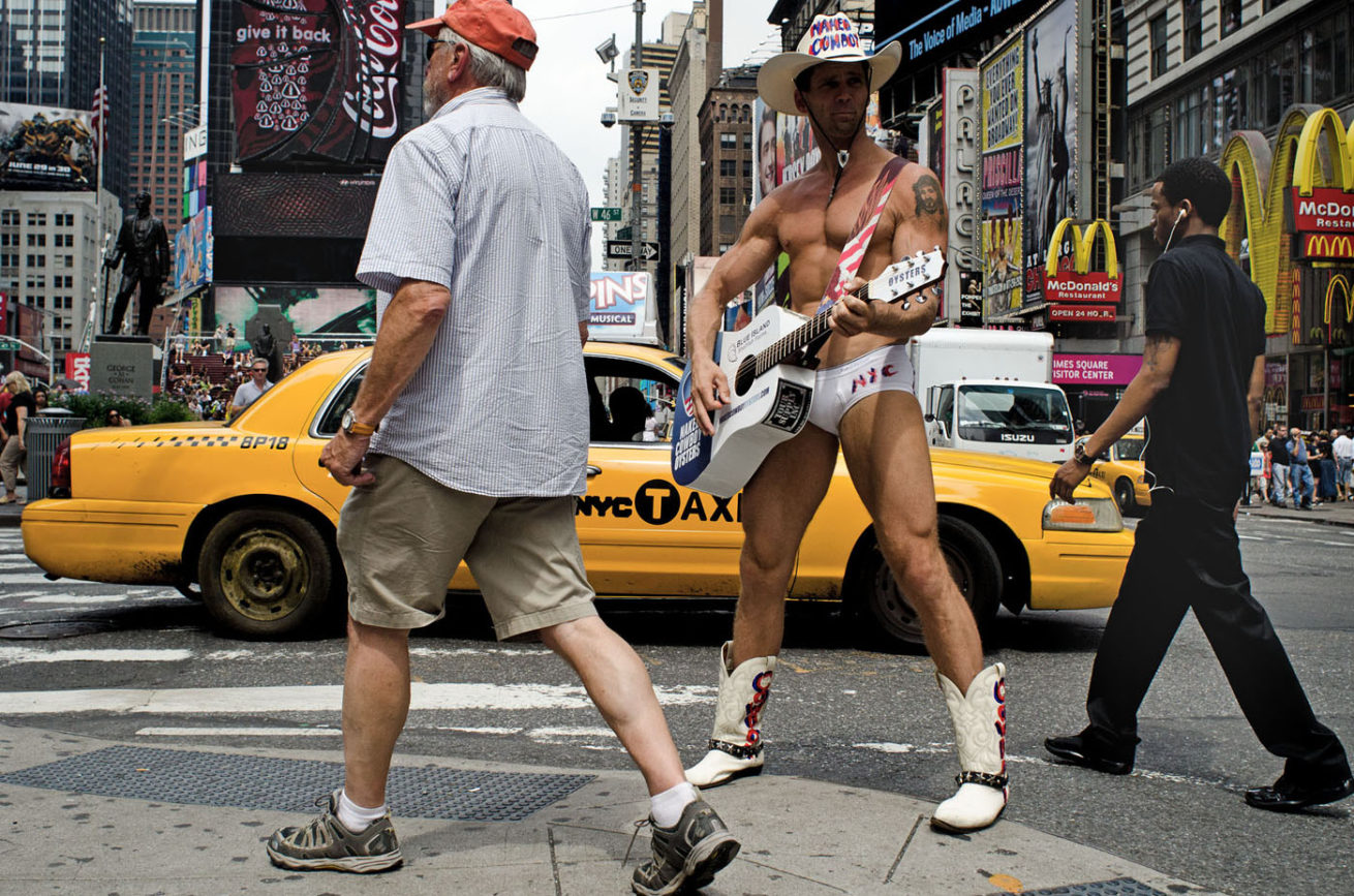 Naked Cowboy, New York 2011
