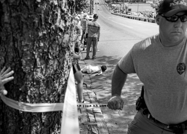 Police line, Brevard 2017